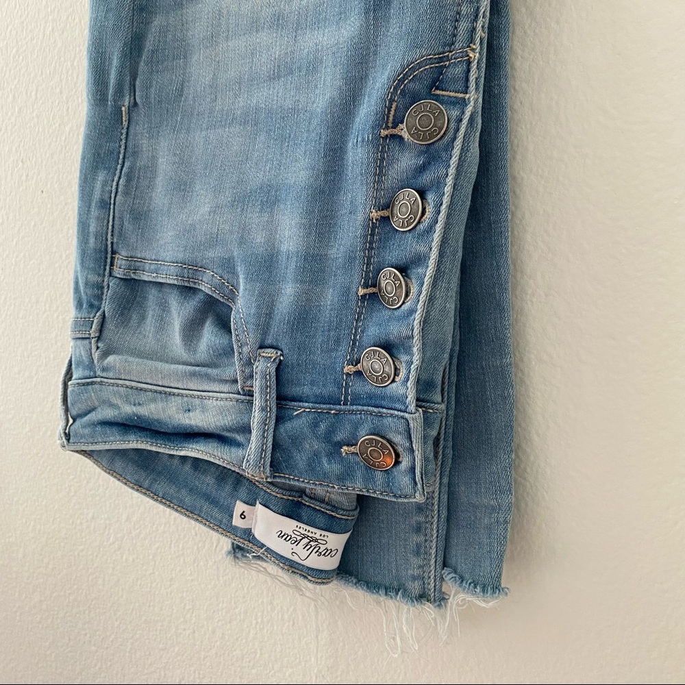 CJLA "Ada" High Rise Skinny Jeans, Light Wash - Carly Jean Los Angeles.